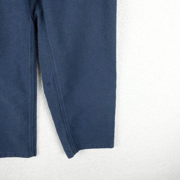 Volcom Joggers Mens Small Blue Sweatpants Heavyweight Drawstring Cropped - Picture 3 of 10